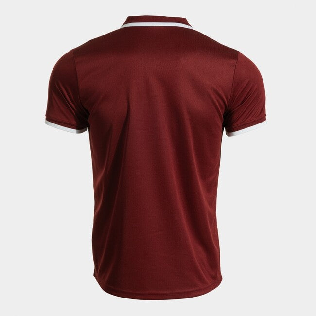 COMBI PREMIUM SHORT SLEEVE POLO BURGUNDY WHITE BURGUNDY