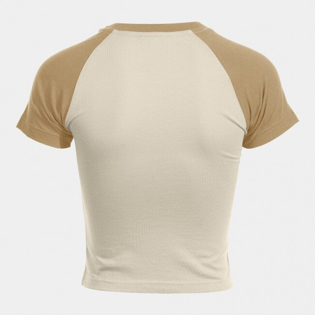 U-TRIBE VENUS SHORT SLEEVE T-SHIRT BEIGE BEIGE