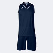Košarkarski komplet ATLANTA TWO-PIECE SET mornarsko modra bela