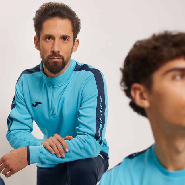 OLIMPIADA SWEATSHIRT FLUOR TURQUOISE BLACK FLUOR TURQUOISE
