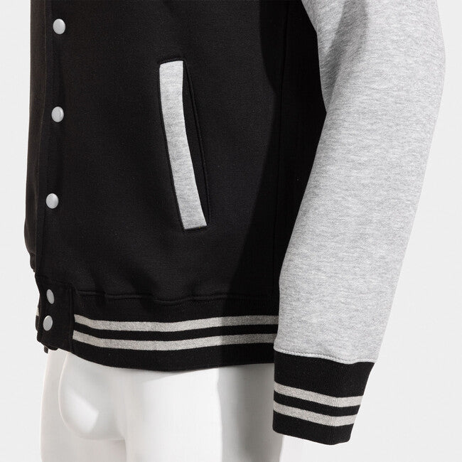 COMBI FULL ZIP SWEATSHIRT BLACK GRAY BLACK-GREY