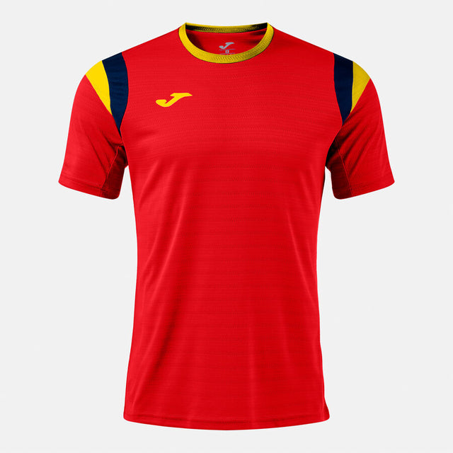 Majica TERRA SHORT SLEEVE T-SHIRT živo rožnata - rdeča rumena