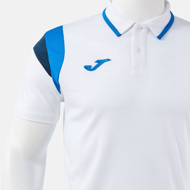 TERRA SHORT SLEEVE POLO WHITE ROYAL BLUE WHITE-ROYAL