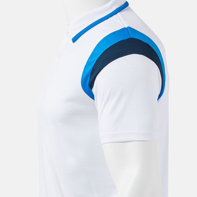 TERRA SHORT SLEEVE POLO WHITE ROYAL BLUE WHITE-ROYAL