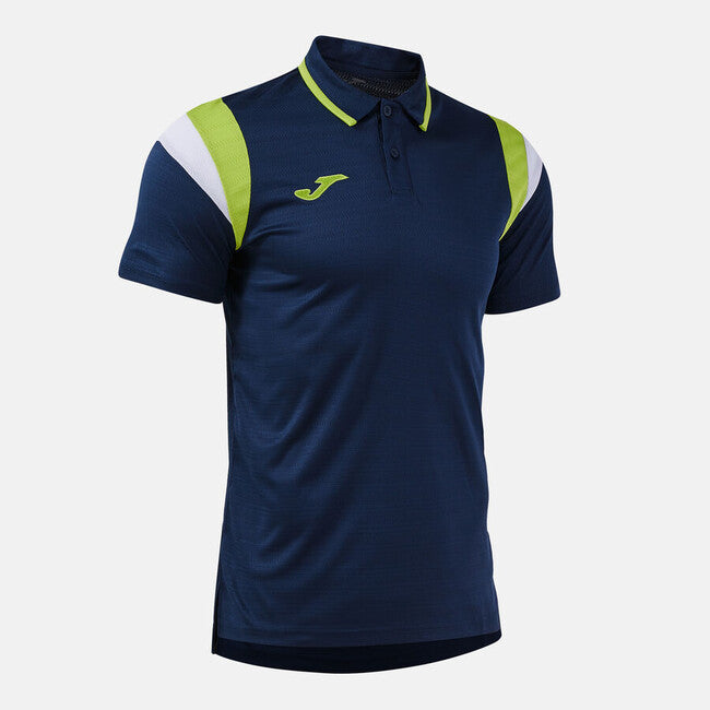 TERRA SHORT SLEEVE POLO DARK NAVY LIME NAVY-LIME