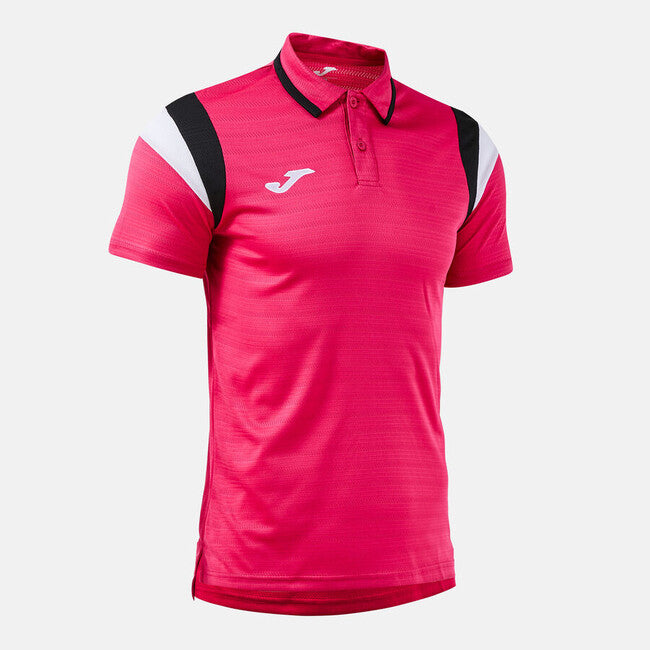 TERRA SHORT SLEEVE POLO FUCHSIA BLACK FUCHSIA-BLACK
