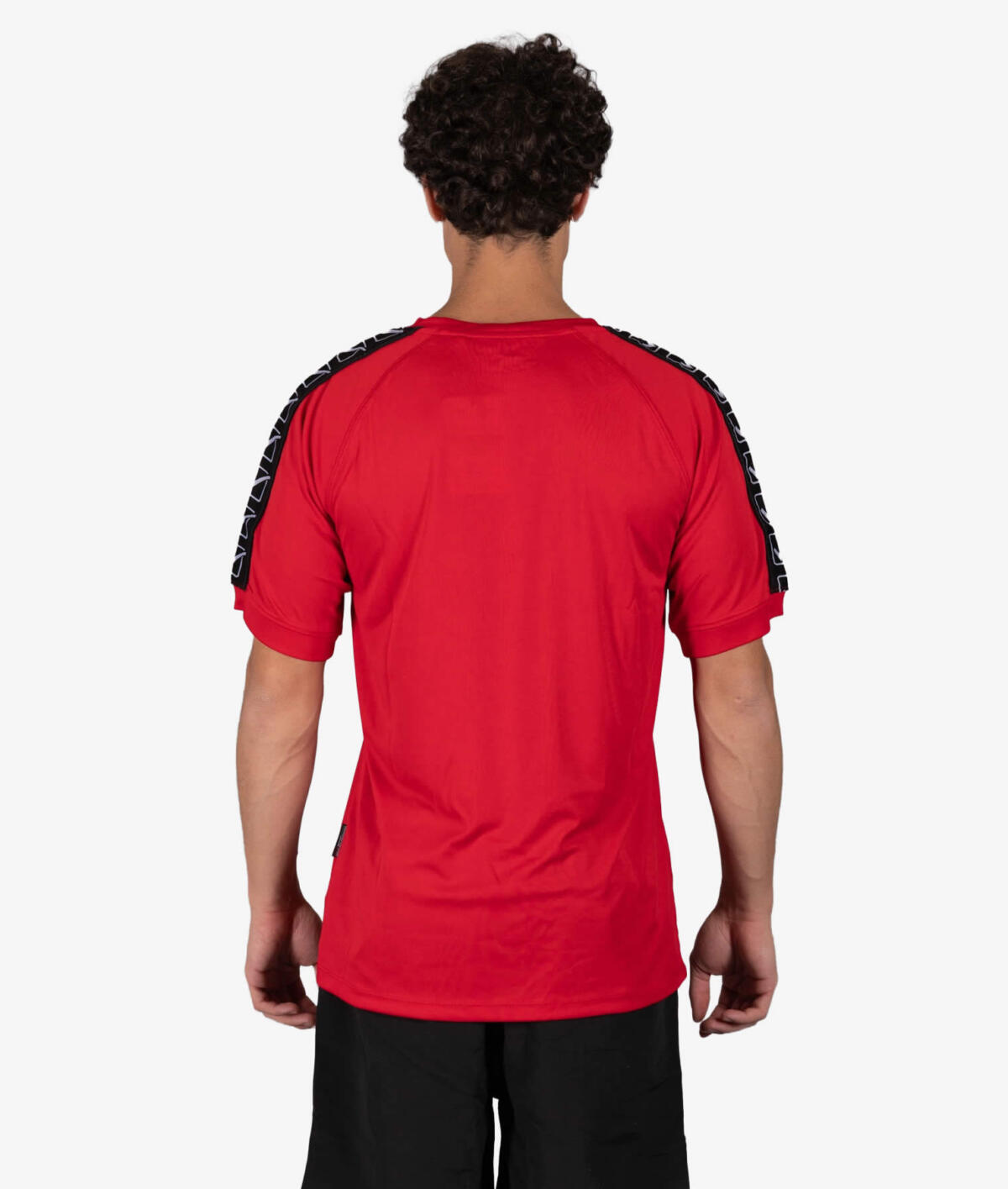 Majica T-SHIRT POLY BAND rdeče-belo