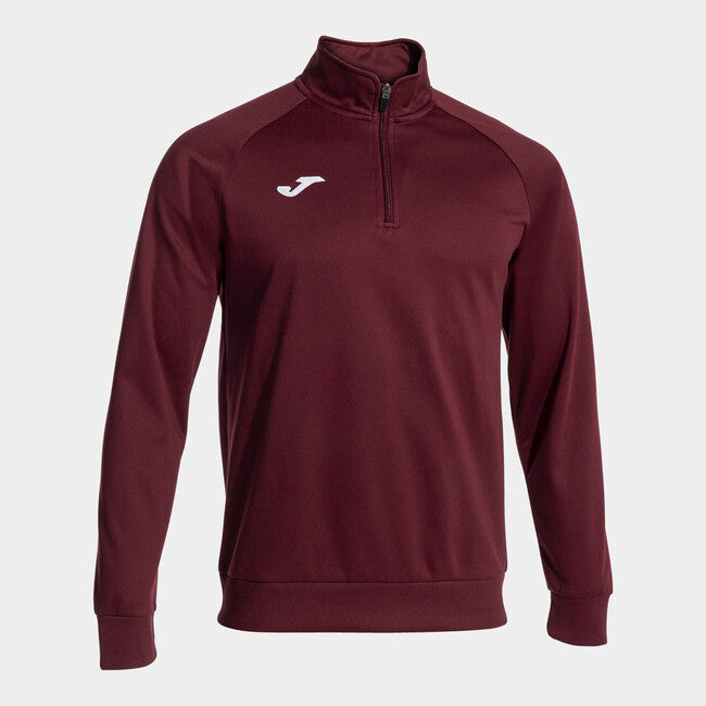 SWEATSHIRT FARAON DARK RED ZIP FASTENING BURGUNDY