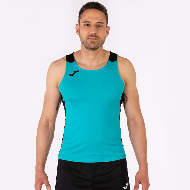T-SHIRT RECORD II TURQUOISE
