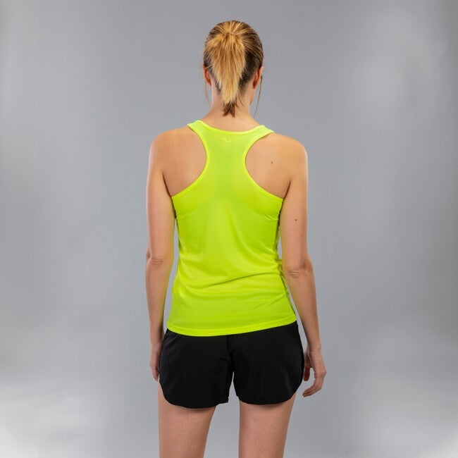 SLEEVELESS T-SHIRT COMBI SIENA YELLOW FLUORESCENT WOMEN YELLOW
