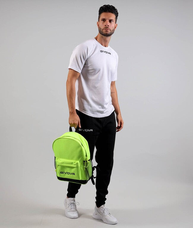 ZAINO SCUOLA GIALLO FLUO