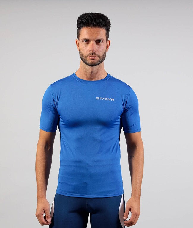 CORPUS 2 MAGLIA INTIMA  ELASTICA M/C AZZURRO