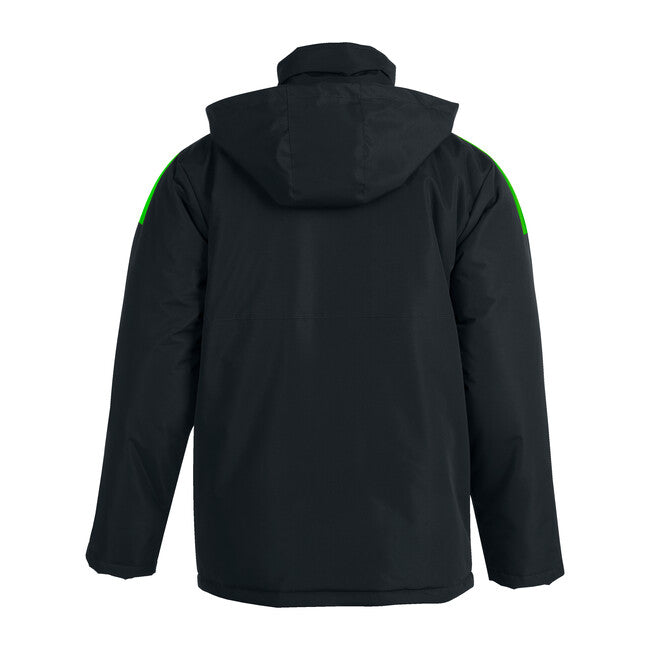 ANORAK TRIVOR NEGRO-VERDE FLUOR