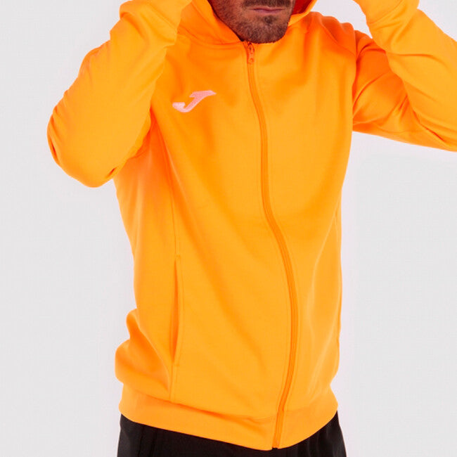 MENFIS HOODED JACKET FLUORESCENT ORANGE NARANJA FLUOR
