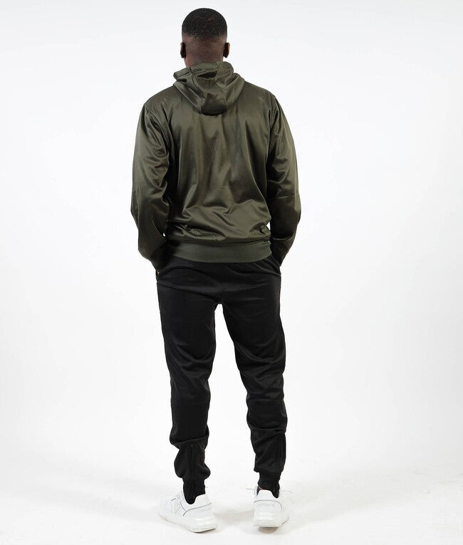 TUTA KING IN POLARFLEECE (SORRENTO) VERDE MILITARE/NERO