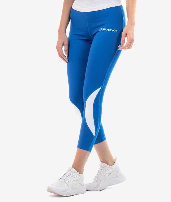 RUNNING LONG PANT AZZURRO