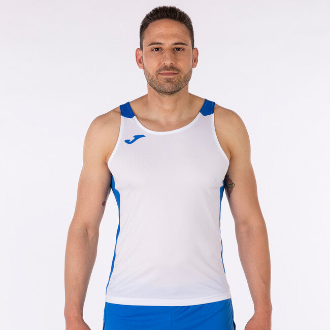 T-SHIRT RECORD II WHITE-ROYAL