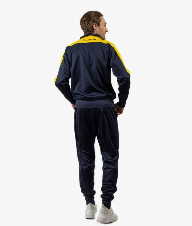 TUTA ROMA TRIACETATO BLU/GIALLO