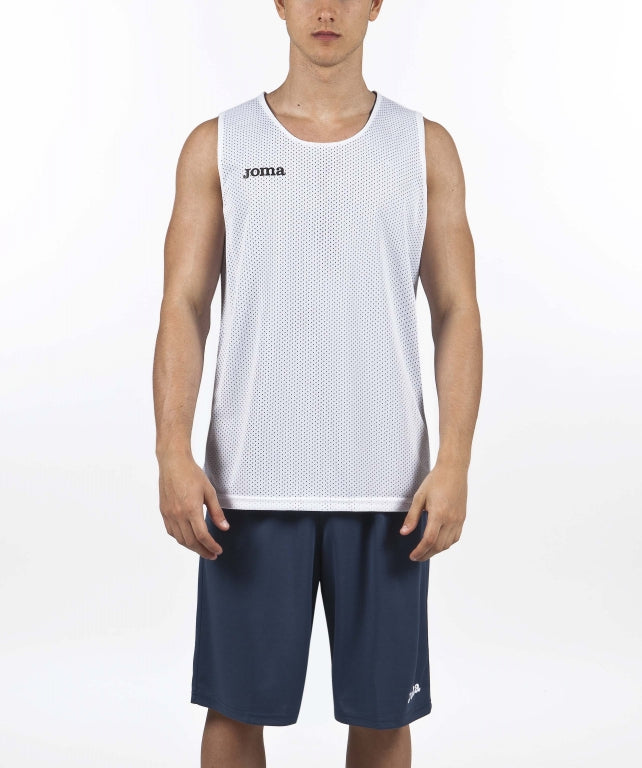 REVERSIBLET-SHIRT ARO NAVY-WHITE SLEEVELESS NAVY