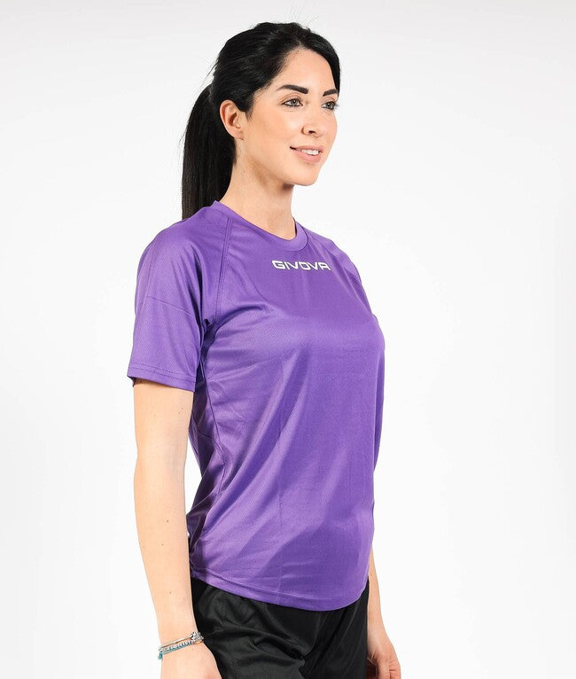 SHIRT GIVOVA ONE MICROFORATA VIOLA