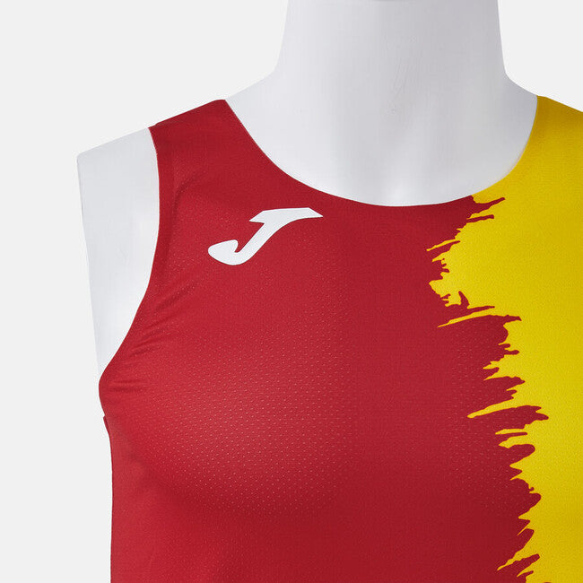 CITY III TANK TOP RED YELLOW RED-YELLOW