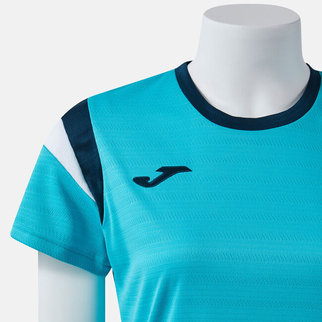 TERRA SHORT SLEEVE T-SHIRT FLUOR TURQUOISE DARK NAVY FLUOR TURQUOISE