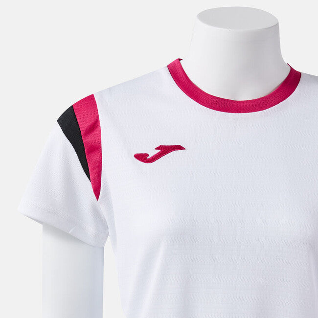 TERRA SHORT SLEEVE T-SHIRT WHITE FUCHSIA WHITE