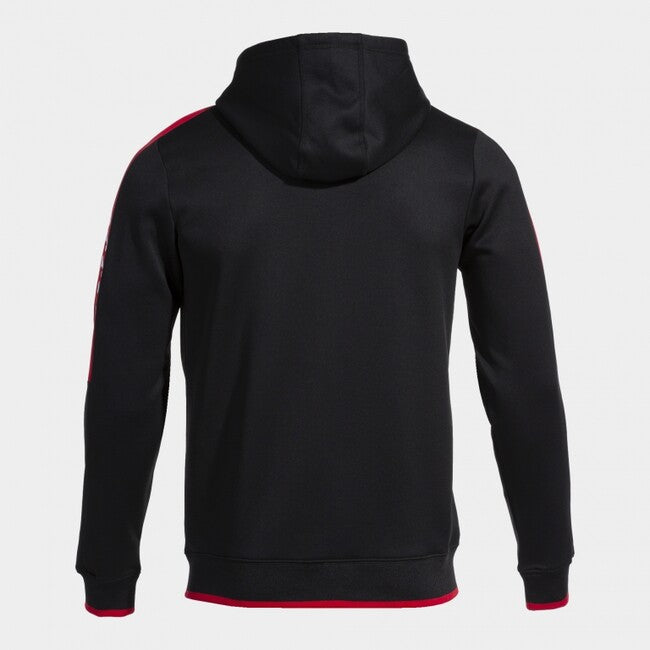 OLIMPIADA ZIP-UP HOODIE BLACK RED BLACK-RED