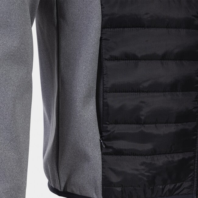 BERNA III SOFT SHELL MELANGE GREY BLACK GREY-BLACK