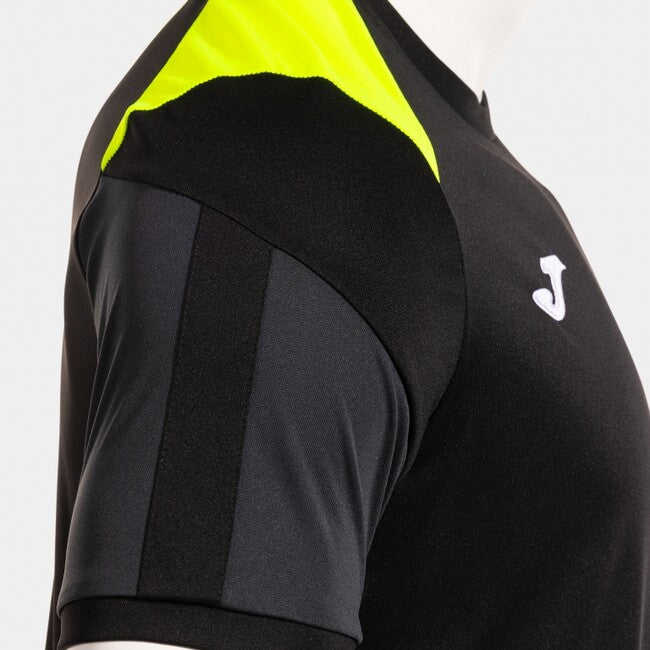 DANUBIO SHORT SLEEVE T-SHIRT BLACK FLUOR YELLOW NEGRO-AMARILLO FLUOR