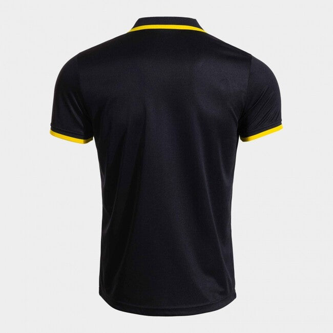 COMBI PREMIUM SHORT SLEEVE POLO BLACK YELLOW BLACK-YELLOW
