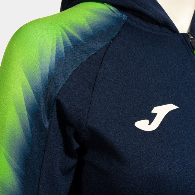 ELITE XI ZIP-UP HOODIE NAVY FLUOR GREEN NAVY-FLUOR GREEN