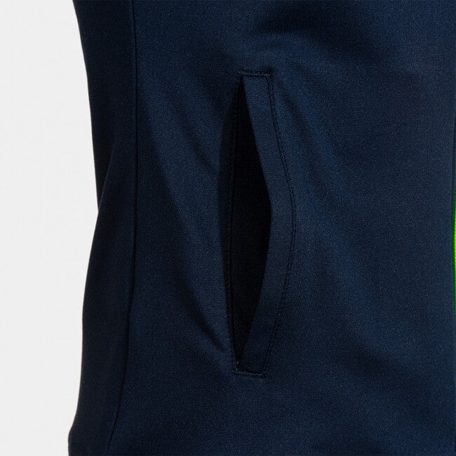 ELITE XI ZIP-UP HOODIE NAVY FLUOR GREEN NAVY-FLUOR GREEN