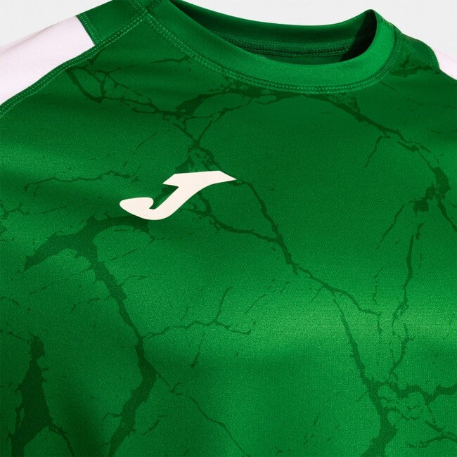 PERFORMANCE HANDBALL SHORT SLEEVE T-SHIRT GREEN WHITE GREEN-WHITE