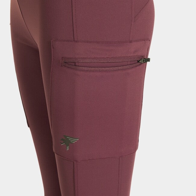 EXPLORER LONG TIGHTS BURGUNDY BURGUNDY