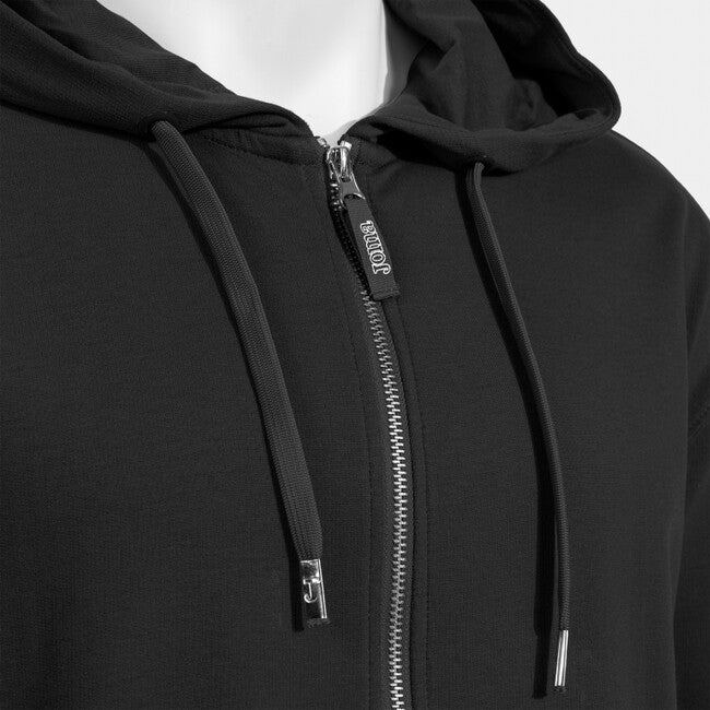 U-TRIBE MARTE ZIP-UP HOODIE BLACK BLACK