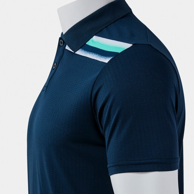 TOLEDO SHORT SLEEVE POLO DARK NAVY GREEN NAVY-GREEN