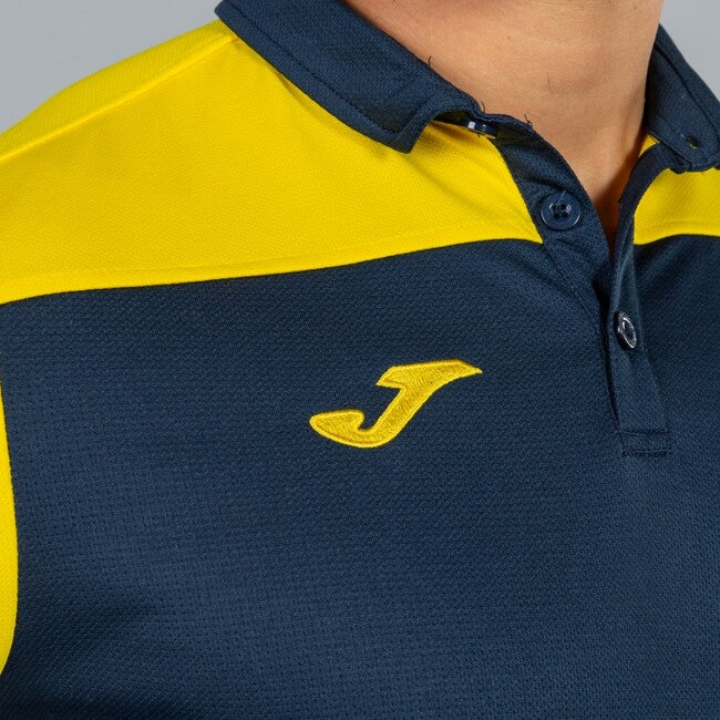 COMBI POLO SHIRT NAVY-YELLOW S/S NAVY-YELLOW