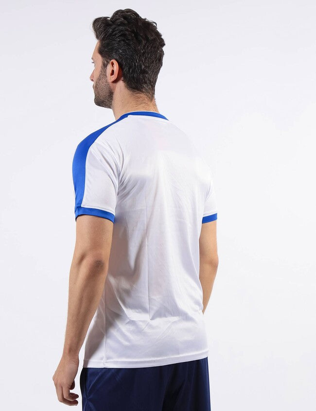 SHIRT REVOLUTION INTERLOCK BIANCO/AZZURRO