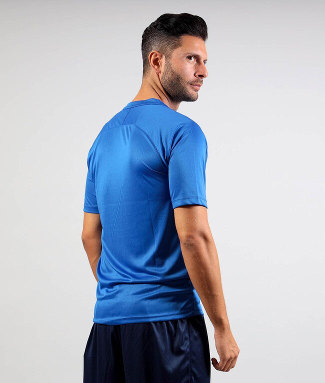 SHIRT CAPO INTERLOCK AZZURRO