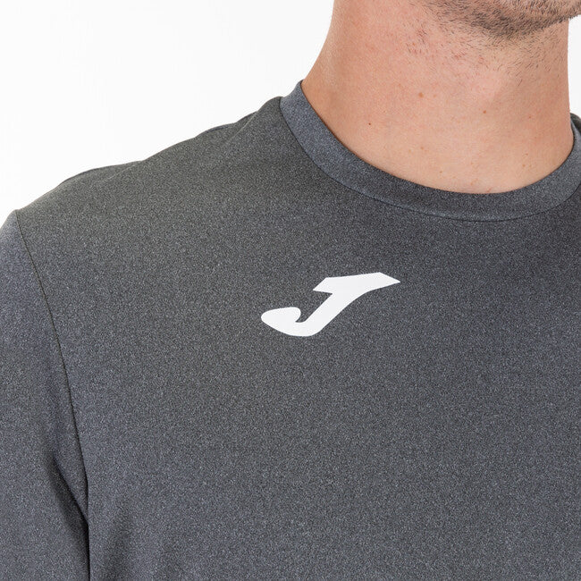 T-SHIRT COMBI ANTHRACITE S/S GRIS MELANGE OSCURO