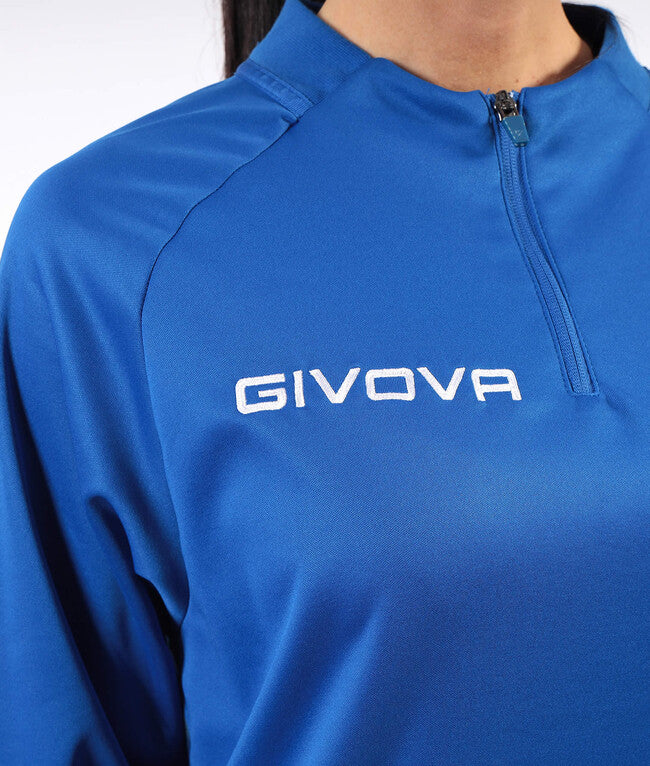 MAGLIA POLARFLEECE TECNICA (HALF ZIP) 500 AZZURRO
