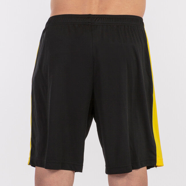 BLACK-YELLOW ACADEMY SHORTS BLACK-YELLOW