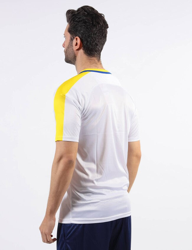 SHIRT RADIO INTERLOCK GIALLO/AZZURRO