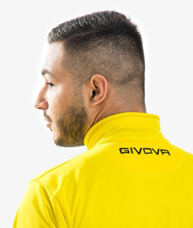 TUTA GIVOVA ONE FULL ZIP POLARFLEECE GIALLO/NERO