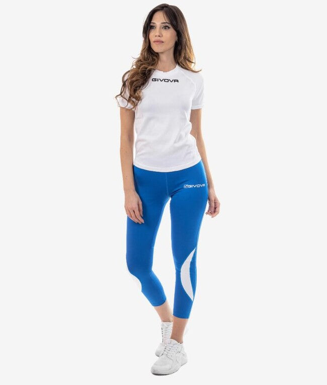 RUNNING LONG PANT AZZURRO