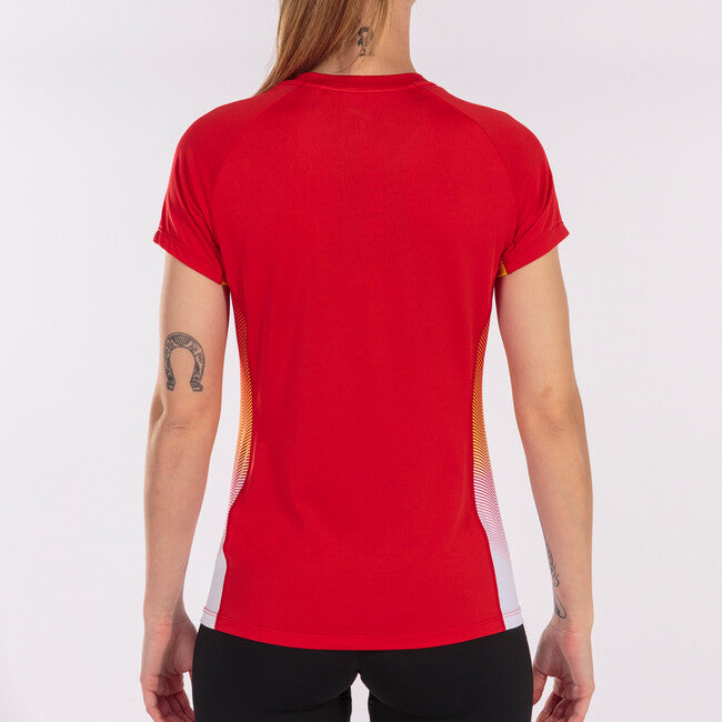 T-SHIRT ELITE VII RED-WHITE-YELLOW RED-WHITE