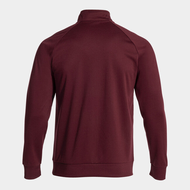 SWEATSHIRT FARAON DARK RED ZIP FASTENING BURGUNDY