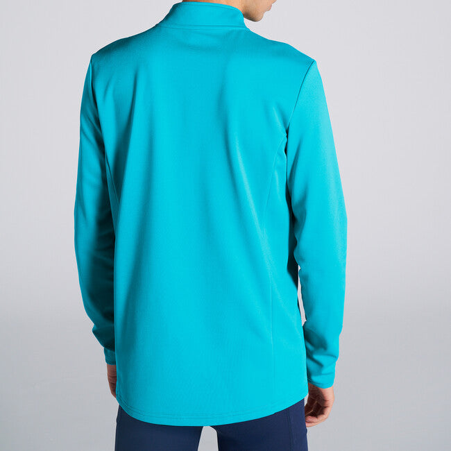 SWEATSHIRT RUNNING NIGHT TURQUOISE FLUORESCENT FLUOR TURQUOISE