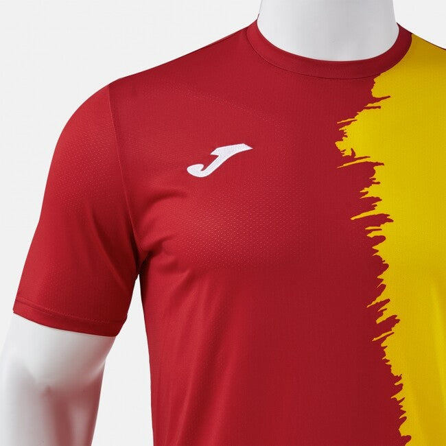 CITY III SHORT SLEEVE T-SHIRT RED YELLOW RED-YELLOW
